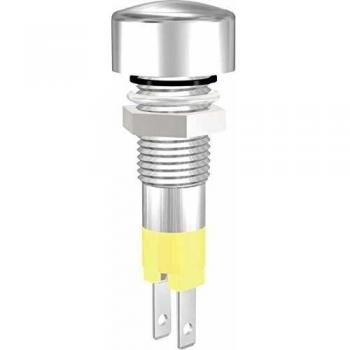 Luce di segnalazione a LED Gialla 12 V/DC 18 mA 180 mcd