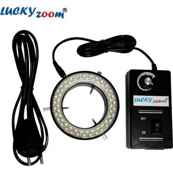 Source d'illumination LED 60 – Anneau noir réglable – Microscope stéroïde
