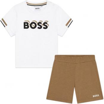 Jeu de Vêtements Boss 6M – T‑shirt Marron et Bermuda