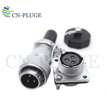 Conector de Montura de Panel Industrial WEIPU WS20 3‑Pin