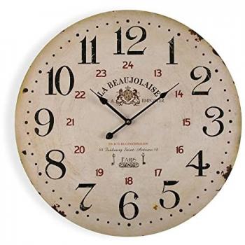 Versa Fairlie Orologio da parete per camera da letto, 58 x 3 x 58 cm