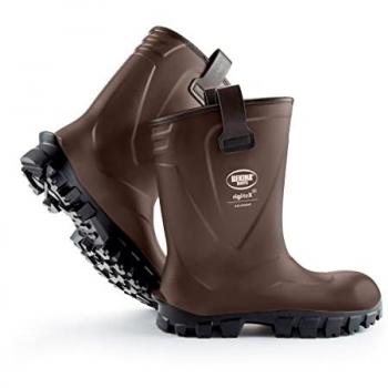 Riglite xSolidgrip S5 Full Safety Boots, Brown, Size 10.5, Steel Toecap and Steel Sole, Non-Slip, Resistant to Oil and Chemicals, Suitable for Agriculture and Industry, Semi-high Design