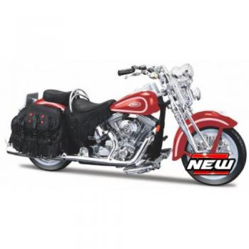 Harley‑Davidson Softail Springer 1/18 MAISTO – Modèle 1999 – Couleurs Rouge et Noir – 20‑21906R