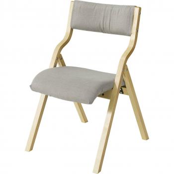 Silla de Comedor SoBuy Plegable y Acolchada en Gris