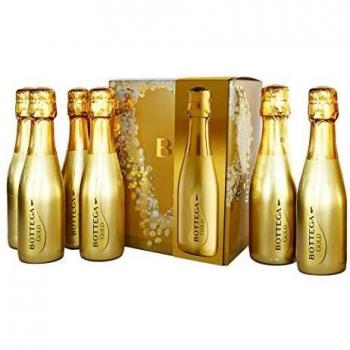 Coffret Champagne Doré Bottega 0,2 L (6)