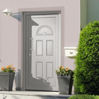 Porte d'entrée en blanc 88x190 cm