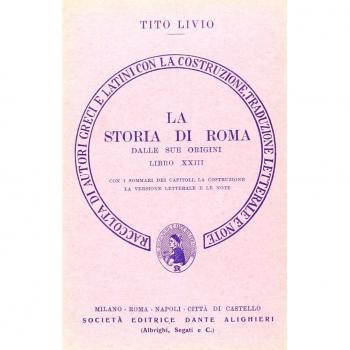 Storia di Roma. Libro 23º. Versione interlineare
