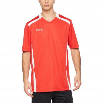 Spalding Offense Shooting Shirt für Basketball, Rot-Weiß Design – XL