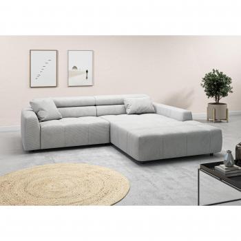 3C Candy Denver Ecksofa L‑Form (Cord/Easy Care)