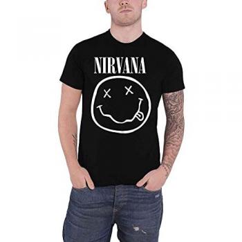 White Nirvana Happy Face T-Shirt