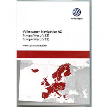 Volkswagen GPS Europe West V12 Carte SD