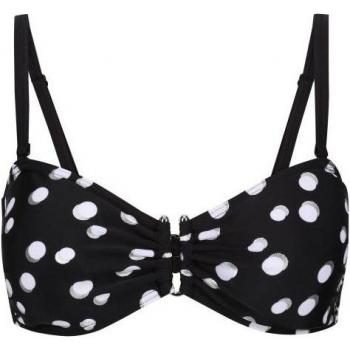 Regatta Women's Aceana III Polka Dot Bikini Top (Black/White)
