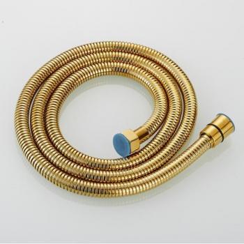 Flexible 150cm Gold Stainless Steel Shower Hose 1/2 Inch