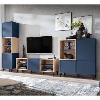 Meuble TV Komodee Scandinave Bleu