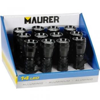 Torcia a LED 14 luci Maurer Confezione da 12
