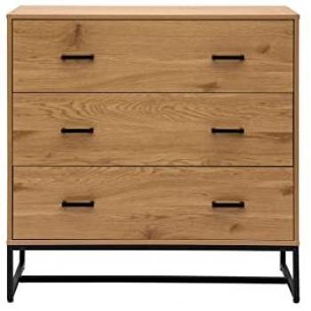 Moderne Kommode B100 cm mit 3 Schubladen