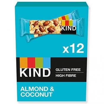 KIND Snacks Almond & Coconut Bars Gluten Free Multipack 40g Bulk Buy (48 Pack)