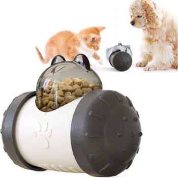 Dog Treat Puzzle Toy with Wheel