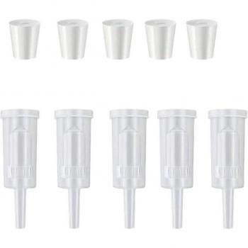 Pack de 5 Vannes avec Bouchon en Caoutchouc pour Fermentation