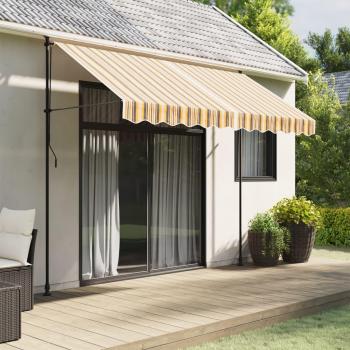 3x2.5 m Multicolour Stripe Awning Replacement Fabric