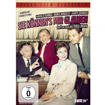 Sie können's mir glauben / Komödienrarität mit Theo Lingen und Harald Juhnke (Pidax Film-Klassiker)