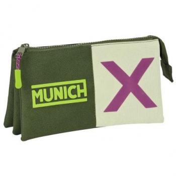 Triple Carrier Pack – SAFTA – Munich Bright Khaki – 22×3×12 cm – Soft & Strong