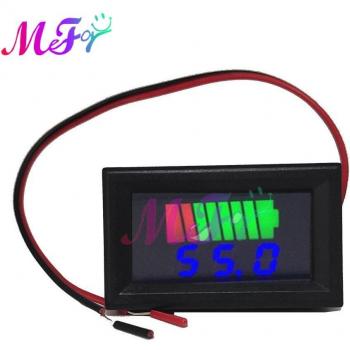 DC 6V-60V Blue Digital Battery Capacity Tester 0.56''