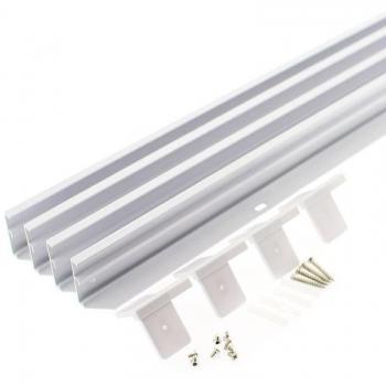 Panel LED 60x120cm con kit LEDBOX marco blanco