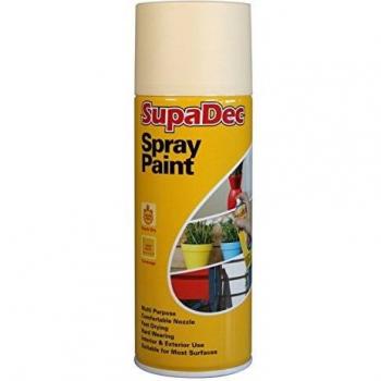 SupaDec Spray Paint 400ml Cream