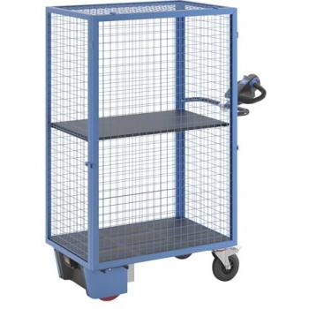 Carrello a ripiani Eurokraft Pro azzurro chiaro