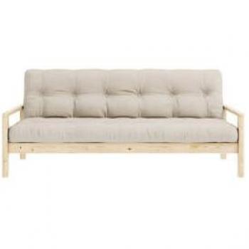 Béžová pohovka s funkcí rozkladu 205 cm Knob – Karup Design