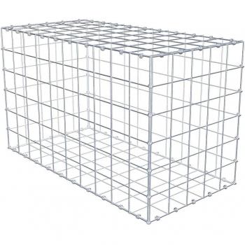 Gabião Estrutural 100x60x50 cm Malha 10x10 cm Anel Espiral