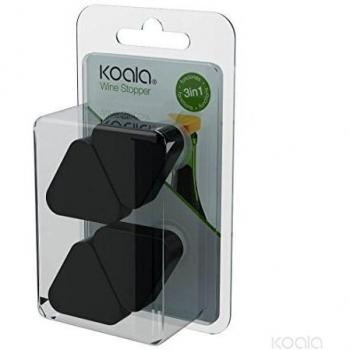 Black Plastic Koala Bottle Caps