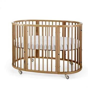 Lit évolutif Stokke® SLEEPI™ Ovale en Bois de hêtre