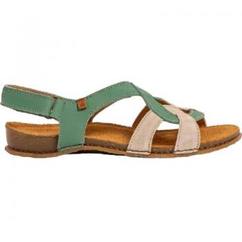 El Naturalista Sandalias N5819 WAX NAPPA-SILK JADE-CREAM /PANGLAO para Mujer color Jade-cream