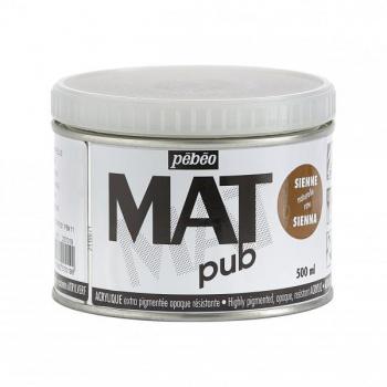 Sienne naturelle 500 ml Pebeo Acrylique Mat Pub