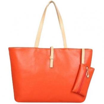 Schulterbote Damen – Lässig, Faux Leder, Handtasche