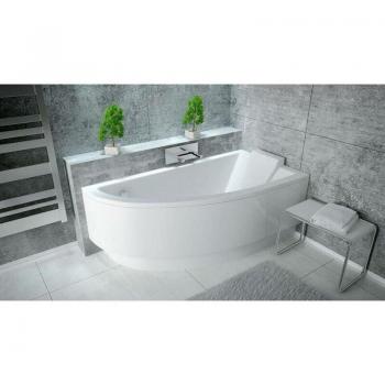 Azura Baignoire d'angle 150 cm droite Oriega avec tablier