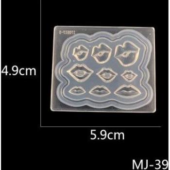 3D Bunny and Lip Nail Art Silicone Mold