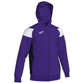 Joma Herren‑Felpa 101271, Kapuzenpolymer Crew, Lila‑Weiß
