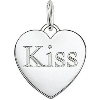THOMAS SABO Anhänger Herz Kiss 925 Silber für Damen