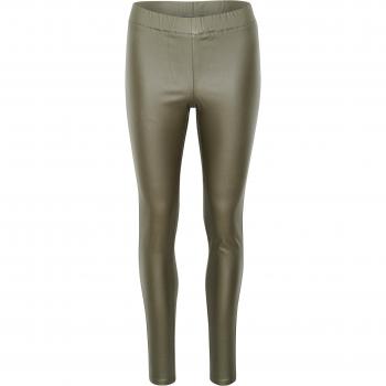 Kaffe Damen Slim Fit Kunstlederhose Ada 10501626 Grün Größe 42
