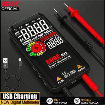 BSIDE 9999 Smart Tester – Digital Multimeter with EMF, Capacitance, Diode Functions