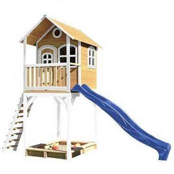 Maisonnette Enfant AXI avec Toboggan et Bac à Sable