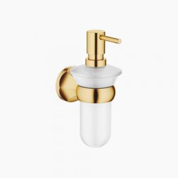 Dornbracht Madison Wand-Seifenspender 250ml Opalglas messing gebürstet