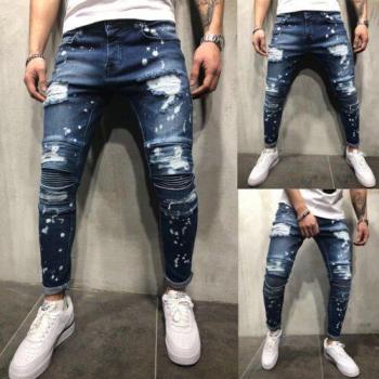 Pantalón Jeans Desgastado Plus Size