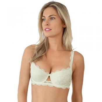 Push‑Up Dirndl BH Nina von C. – Spitzen-Details, Champagner