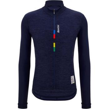 Maillot de Ciclismo Santini UCI Pure Manga Larga Azul Marino XS