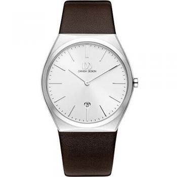Danish Design Sleek Sophistication Men's Analogue Quartz Watch with Leather Strap IQ12Q1236