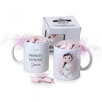 Taza Cariño y Sabor: 7 Caramelos en Regalo